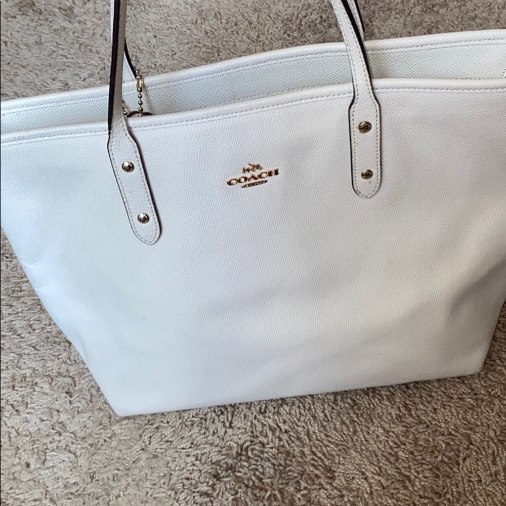 White Coach Tote Purse